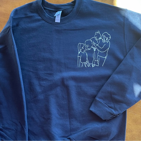 Personalized T-Shirt Photo, Line Drawings, Custom Designs, Variety color… - Picture 3 of 5